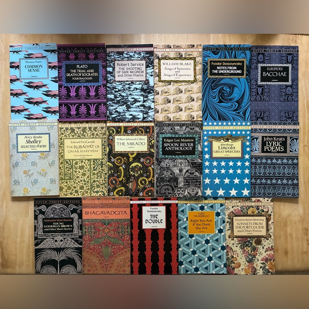 Lot 17 Various Dover Classics Thrift Editions
